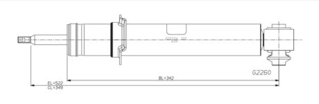 Амортизатор газомасляний MONROE G2260