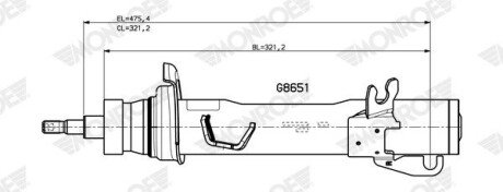 AMORTYZATOR MONROE G8651