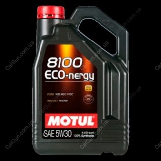 Моторное масло 8100 Eco-Nergy 5W-30 4 л - MOTUL 812307