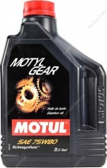 Трансмиссионное масло MotylGear GL-4 / 5 75W-80 2л - MOTUL 823402 (фото 1)