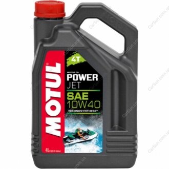 Моторное масло 4T PowerJet 10W-40 4 л - MOTUL 828107 (фото 1)