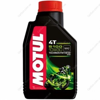 Моторна олія 4T 5100 10W-30 1л - MOTUL 836611 (фото 1)