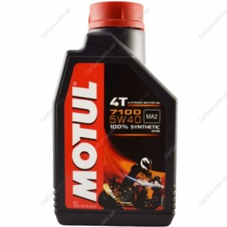 Моторное масло 4T 7100 5W-40 1л - MOTUL 838011 (фото 1)
