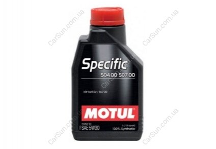 Моторное масло Specific 504.00-507.00 5W-30 1 л - (GS55545M4OE / GS55545M4 / GS55545M2OE) MOTUL 838711