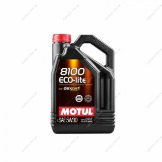 Моторное масло 8100 Eco-Lite 5W-30 4 л - MOTUL 839554 (фото 1)