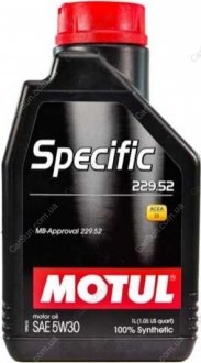 Моторное масло Specific MB 229.52 5W-30 1 л - (GS55502M4OE / GS55502M4EUR / GS55502M4) MOTUL 843611 (фото 1)
