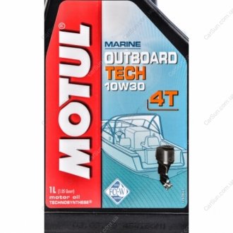 Моторное масло 4T Outboard Tech 10W-30 1л - MOTUL 852111