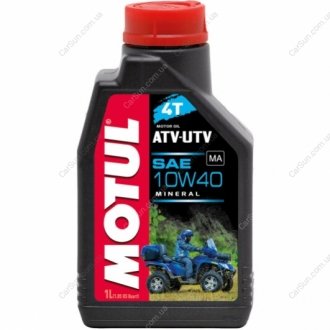 Моторное масло 4T ATV-UTV 10W-40 1л - MOTUL 852601