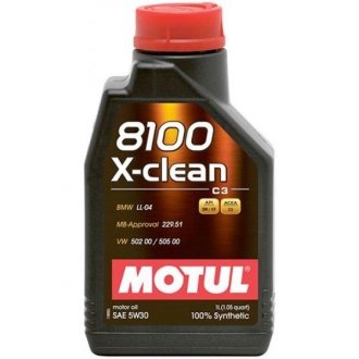 Моторна олива 8100 X-CLEAN 5W-30 MOTUL 854311