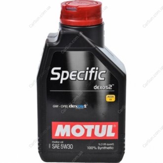 Моторное масло Specific Dexos 2 5W-30 1 л - (GS55502M4OE / GS55502M4EUR / GS55502M4) MOTUL 860011 (фото 1)