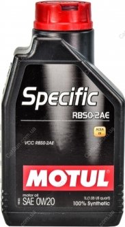 Моторное масло Specific RBS0-2AE 0W-20 1 л - (XO0W20QSP / GS60577M4OE / GS60577M4EUR) MOTUL 867411