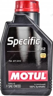 Моторное масло Specific 2312 0W-30 1 л - (83210398507) MOTUL 867511 (фото 1)