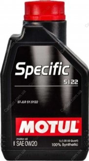 Моторное масло Specific 5122 0W-20 1 л - MOTUL 867601