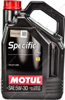 Моторное масло Specific 2290 5W-30 5 л - (888083051 / 888082800 / 888082790) MOTUL 867751