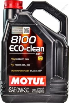 Моторное масло 8100 Eco-Clean 0W-30 5 л - (888302905) MOTUL 868051 (фото 1)