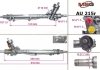 Рулевая рейка с ГУР восстановленная AUDI A6 01.97-01.05;AUDI A6 Avant 11.97-01.05 MSG AU215R (фото 1)