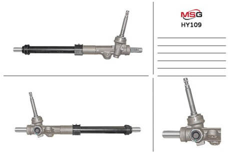 Рулевая рейка без ГУР новая HYUNDAI ix35 (LM) 10-н.в.,ix35 (LM, EL, ELH) 09-13,TUCSON (JM) 09-10;KI MSG HY109