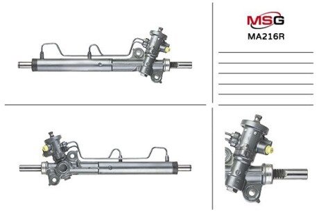 Рульова рейка з ГПК відновлена Mazda MP-V 99-06 MSG MA216R