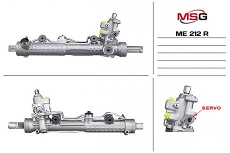 Рульова рейка з ГУР відновлена MERCEDES-BENZ S-CLASS (W220) 98-05,S-CLASS купе (C215) 99-06 MSG ME212R
