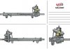 Рулевая рейка с ГУР восстановленная MERCEDES-BENZ A-CLASS (W168) 97-04 MSG ME239R (фото 1)