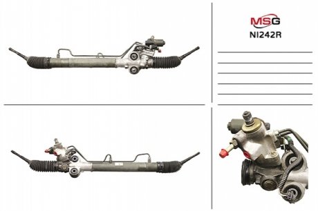 Рулевая рейка с ГУР восстановленная NISSAN 350 Z (Z33) 2003-2008 MSG NI242R (фото 1)