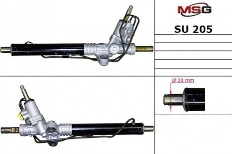 Рулевая рейка с ГУР новая SUBARU Impreza G12 2007-,SUBARU Legacy B13 2003-2009 MSG SU205 (фото 1)