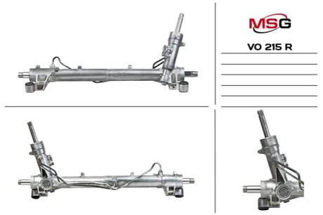 Рульова рейка з ГУР відновлена VOLVO C30 06-,S40 II (MS) 04-,V50 (MW) 04- MSG VO215R