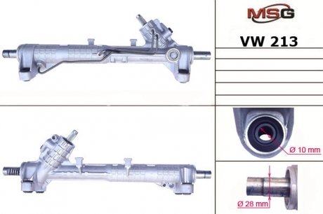 Кермова рейка з г/п VW Transporter IV 1.8-2.5D 07.90-04.03 MSG VW 213 (фото 1)