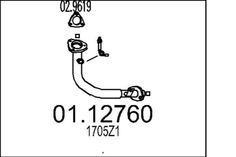 Автозапчасть MTS 01.12760