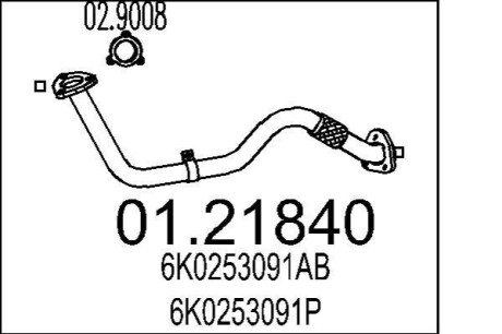 Автозапчасть MTS 01.21840