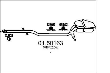 Автозапчасть MTS 01.50163