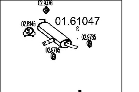 Автозапчастина MTS 01.61047