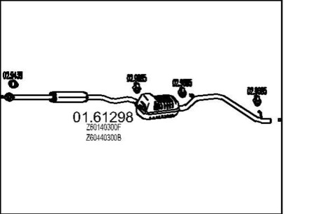 Автозапчасть MTS 0161298