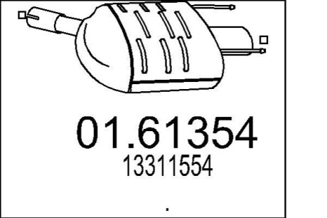 Tіumik koсc. INSIGNA 1.8 MTS 0161354