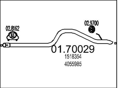 Автозапчасть MTS 01.70029