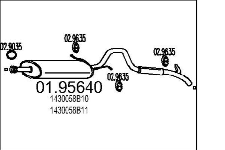 Автозапчастина MTS 01.95640