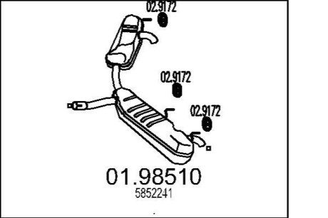 Автозапчасть MTS 01.98510