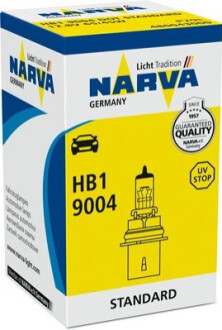 ЛАМПОЧКА 12V HB1 65/45W NARVA 480043000