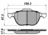 Гальмівні колодки перед. Focus/C-Max/Kuga 03- National NP2002 (фото 2)