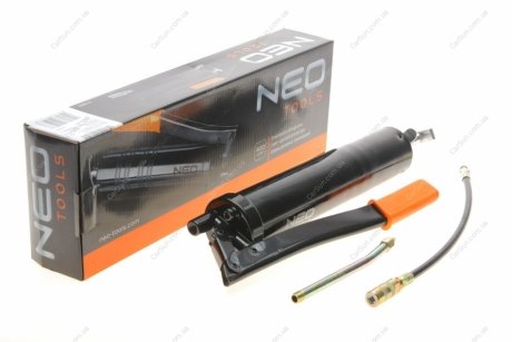 Шприц мастильний важільний 400 см3 з трубкою 8 x 300 мм Neo-tools 11-500