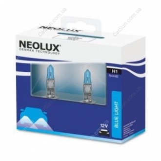 Автолампа Blue Light H1 P14,5s 55 W прозрачно-голубая NEOLUX N448BSCB