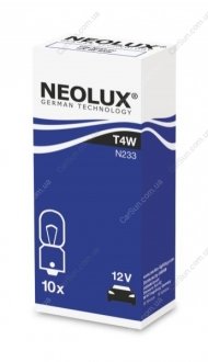 Лампа розжарювання, вказівник повороту NEOLUX NLX233K10SZT (фото 1)