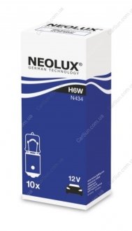 Лампа H6W NEOLUX NLX434K10SZT (фото 1)
