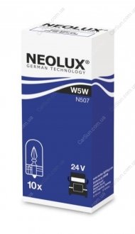 Лампа W5W NEOLUX NLX507K10SZT (фото 1)