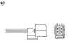 SONDA LAMBDA HONDA 4-PRZEWODY NGK 0266 (фото 2)