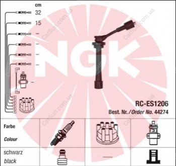 Комплект проводів високої напруги NGK 44274