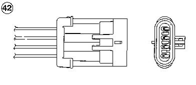 Датчик кисню (лямбда-зонд) NGK 94810 (фото 1)