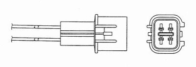 Датчик кислорода (лямбда зонд) NGK 95002 (фото 1)