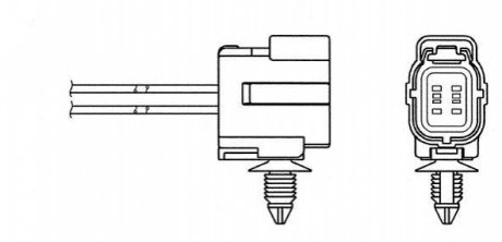 Датчик кислородный NGK OZA341W1