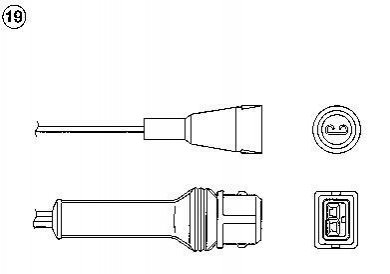 Лямбда-зонд NGK OZA727-EE5